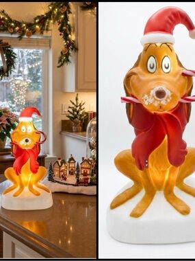 Dr. Seuss's How the Grinch Stole Christmas Max The Dog 12” Lighted Blow Mold